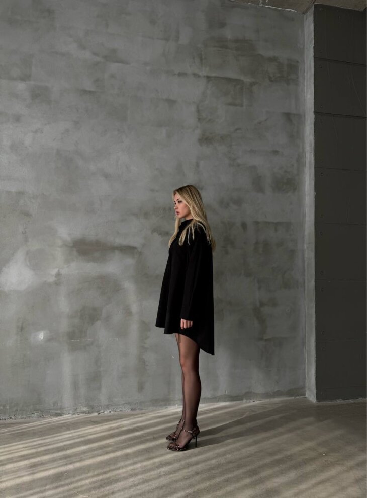 DP LONG SLEEVE BLACK SHIRT