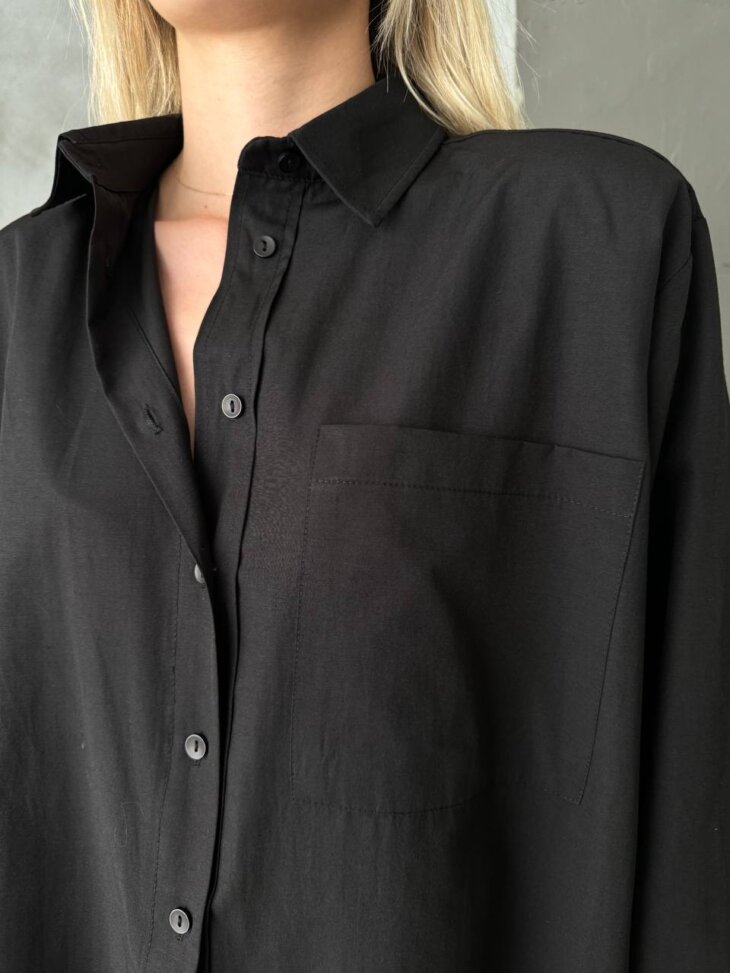 DP LONG SLEEVE BLACK SHIRT - Image 2