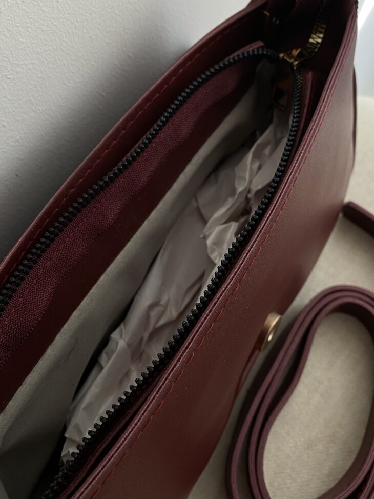 DP RIVA BURGUNDY BAG - Image 3