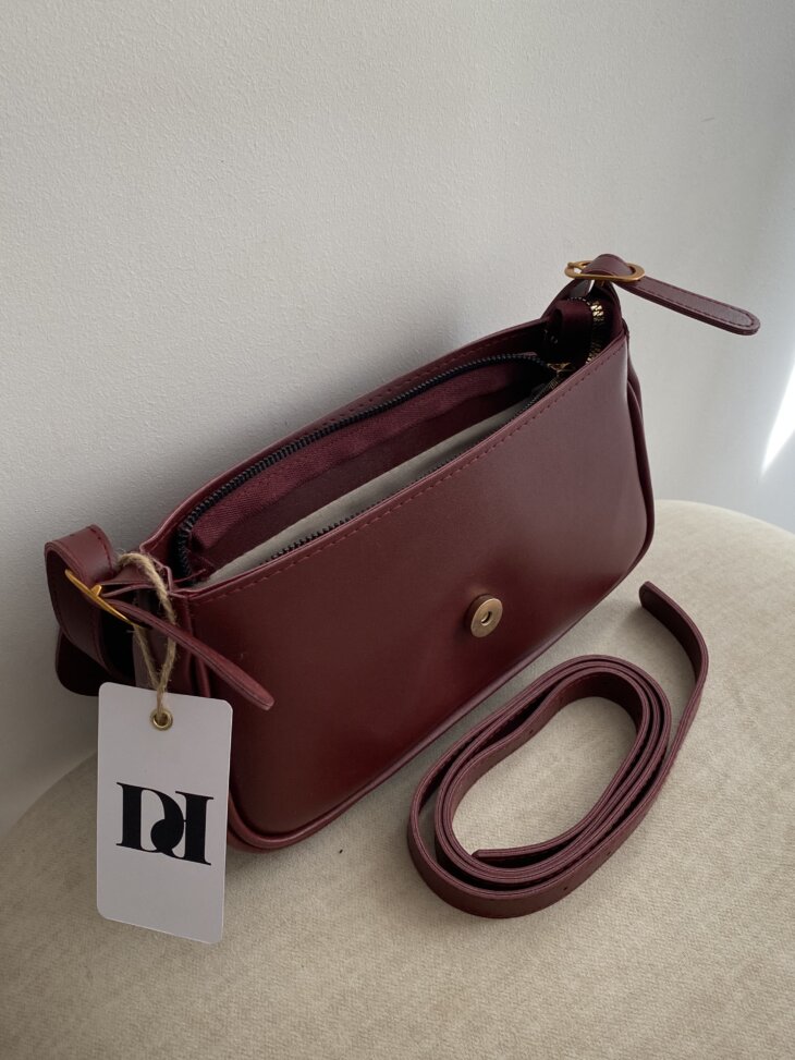 DP RIVA BURGUNDY BAG - Image 2