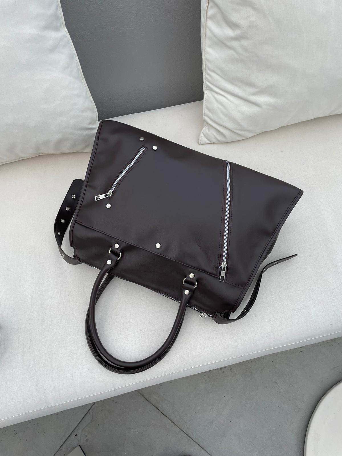 DP dark brown liona bag - Image 4