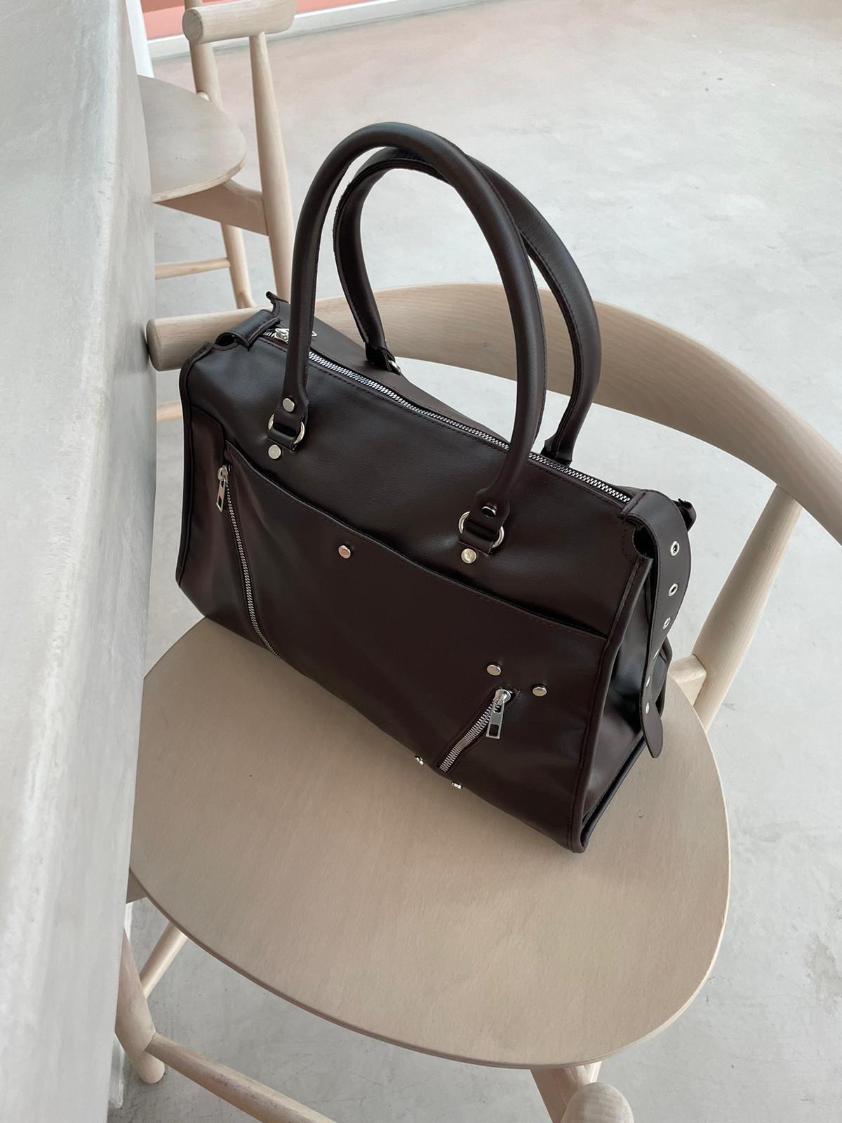 DP dark brown liona bag - Image 3