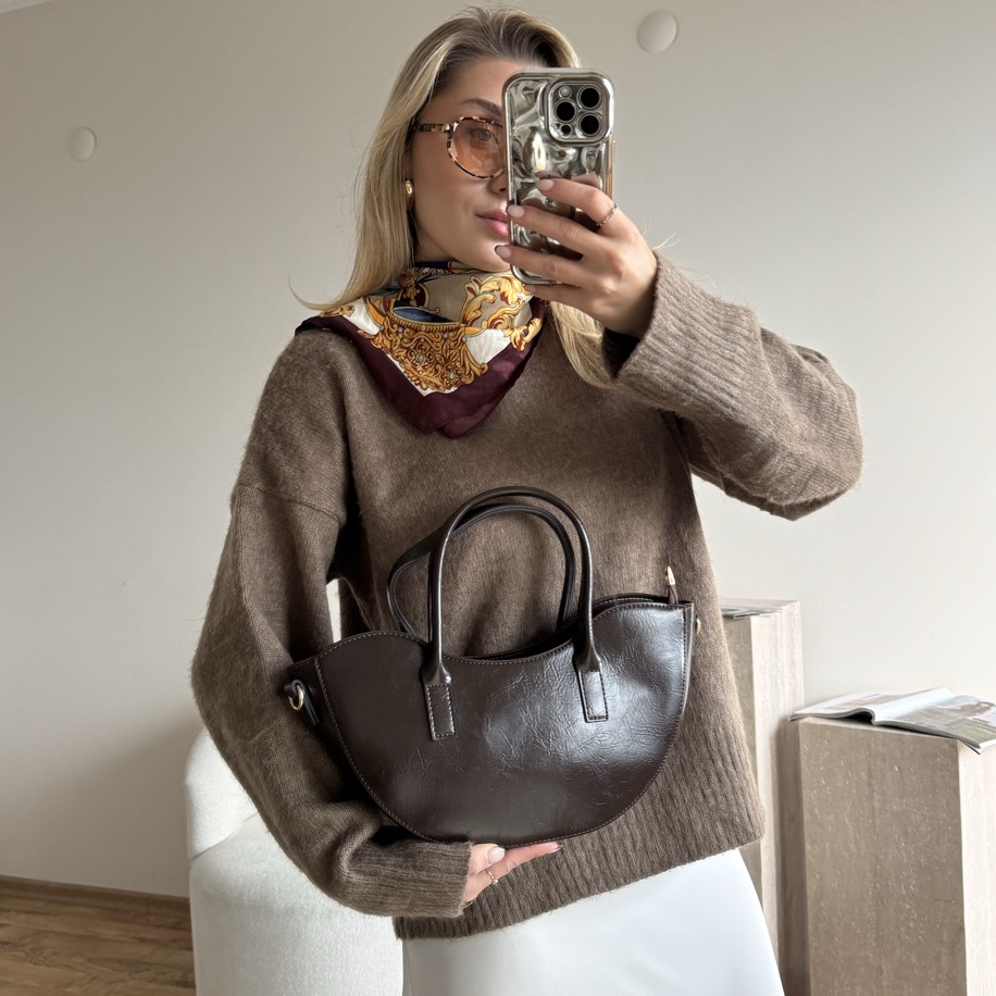 DP Rome dark brown bag