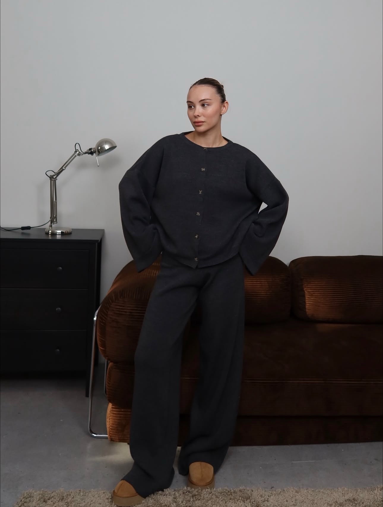 DP knitted dark grey premium set - Image 3