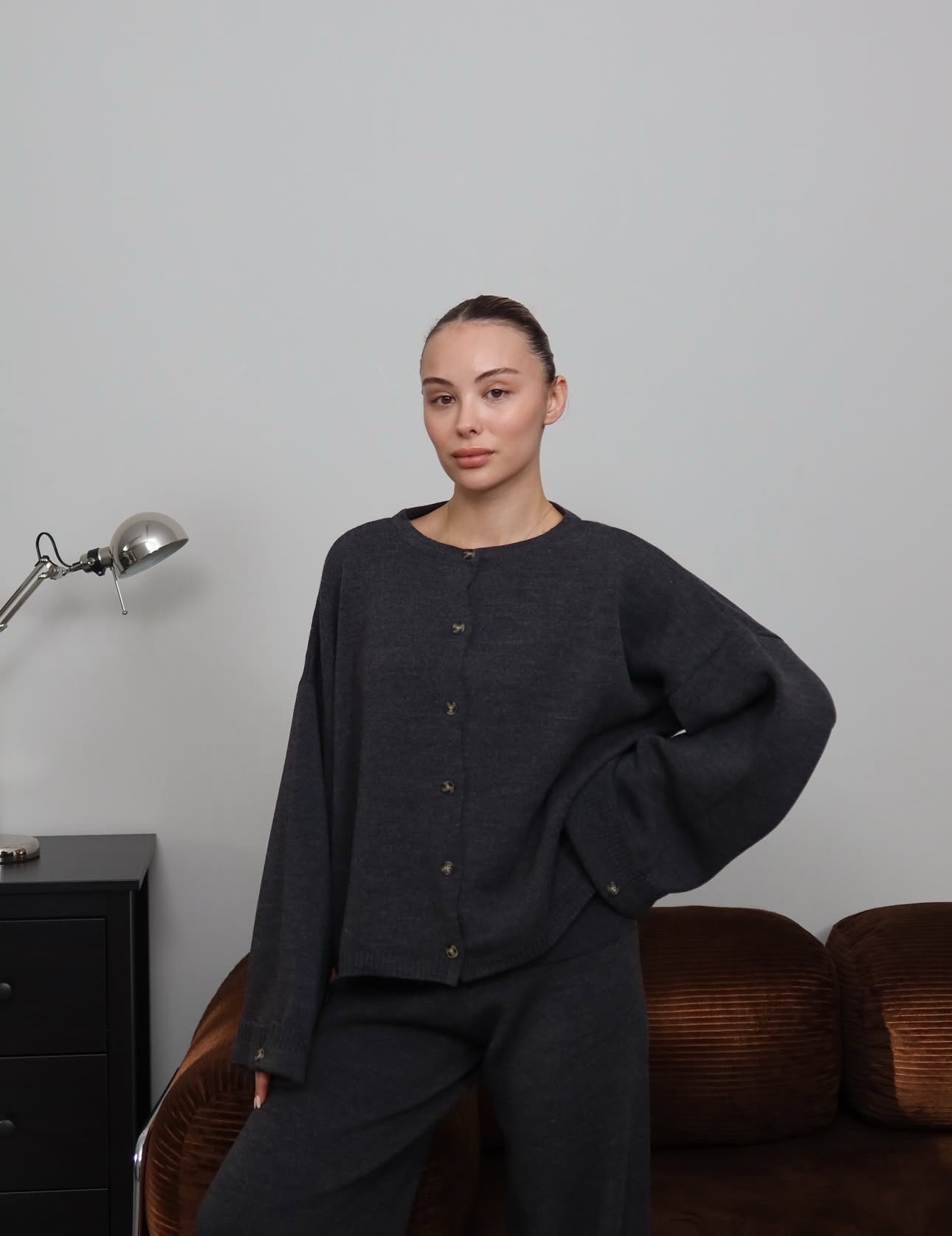 DP knitted dark grey premium set - Image 2